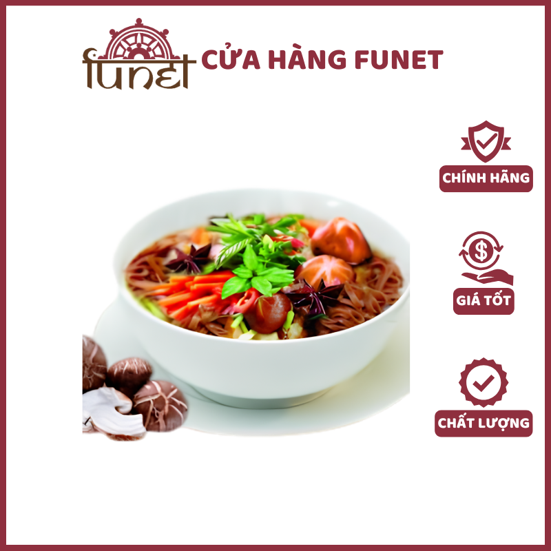 Phở Gạo Lứt Nấm Hương - Combo 10 gói x 70g - Ảnh 4