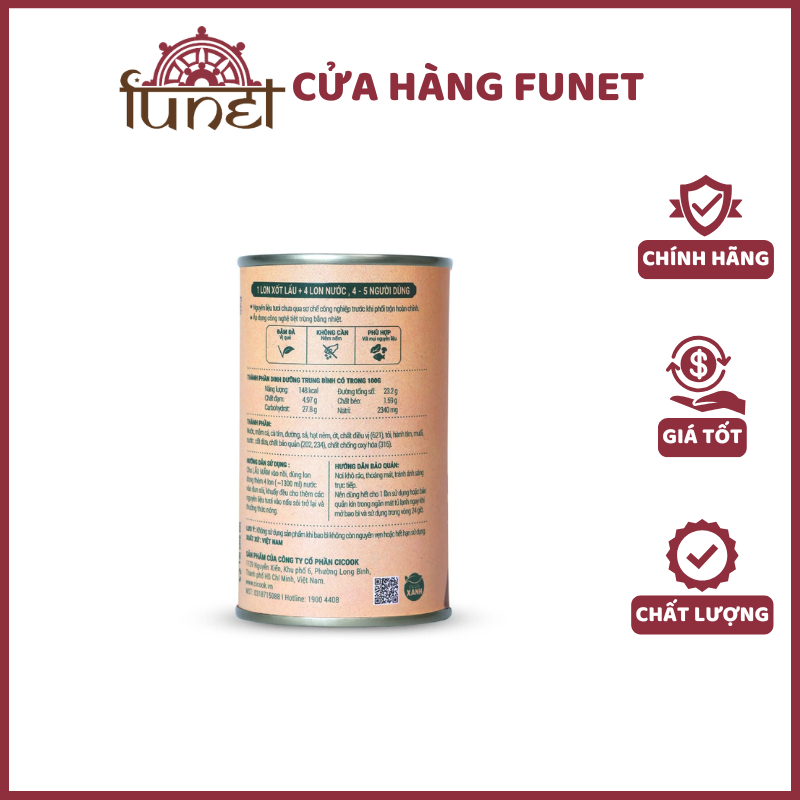 Xốt Lẩu Mắm Cicook 370g - Ảnh 3