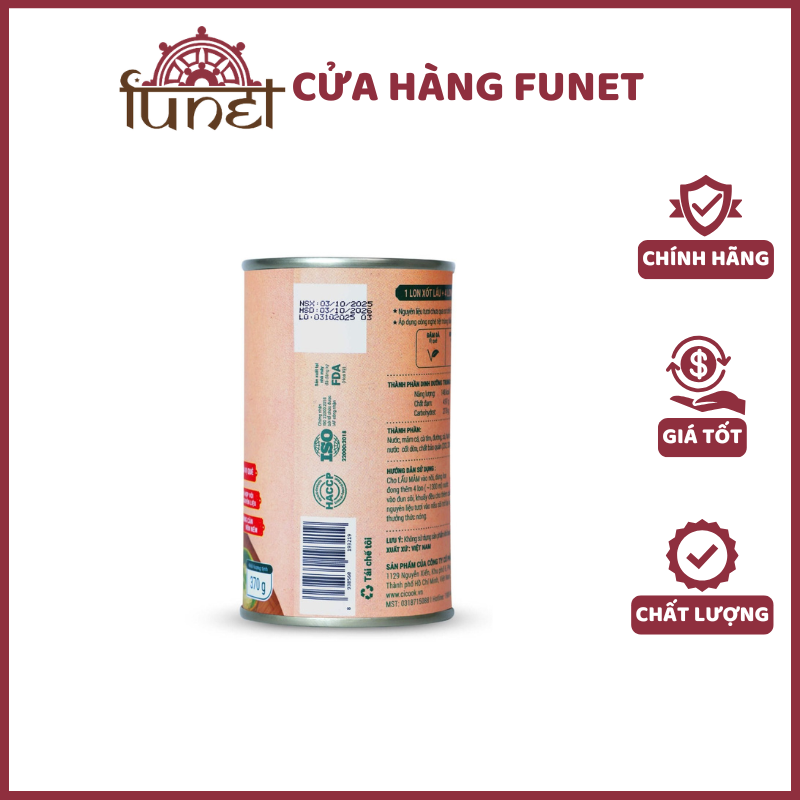 Xốt Lẩu Mắm Cicook 370g - Ảnh 4