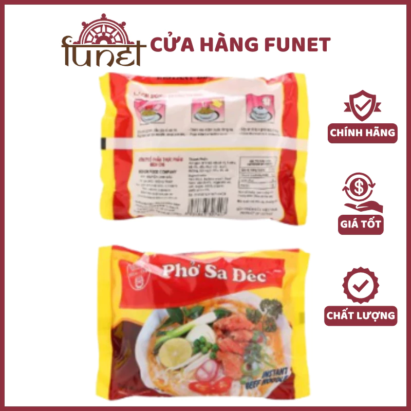 Phở Ăn Liền Sa Đéc Bích Chi Combo 10 Gói – Sợi Phở Dai Ngon Nước Lèo Đậm Chuẩn Vị - Ảnh 2