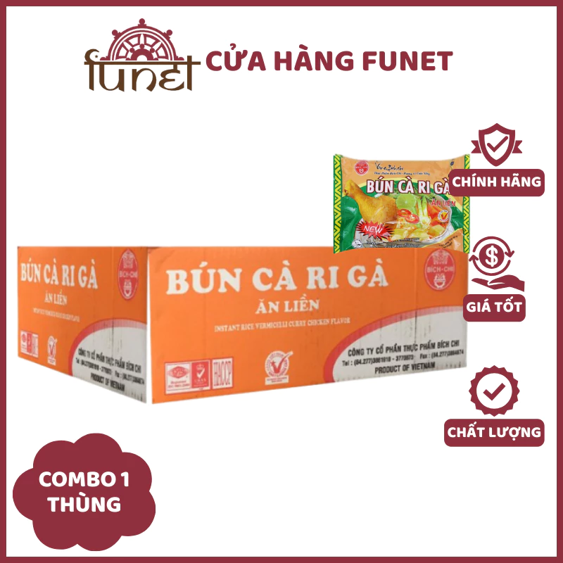 Bún Cà Ri Gà Ăn Liền Bích Chi - Thơm Ngon Khó Cưỡng - Ảnh 5