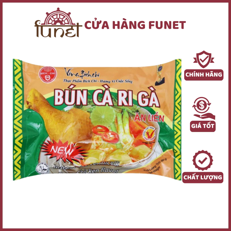 Bún Cà Ri Gà Ăn Liền Bích Chi - Thơm Ngon Khó Cưỡng
