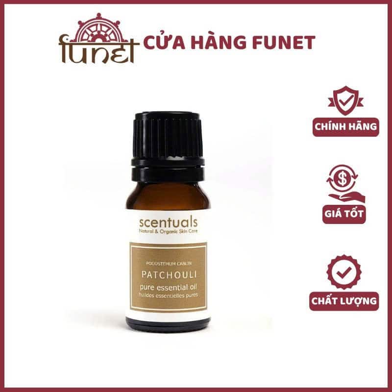 Tinh Dầu Hoắc Hương Scentuals 10ml – 100% Pure Patchouli Essential Oil Giúp Thư Giãn