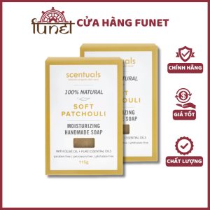 XÀ BÔNG HANDMADE SCENTUALS SOFT PATCHOULI 115G