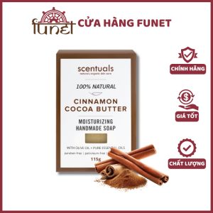 XÀ BÔNG HANDMADE SCENTUALS CINNAMON & COCOA BUTTER 115G